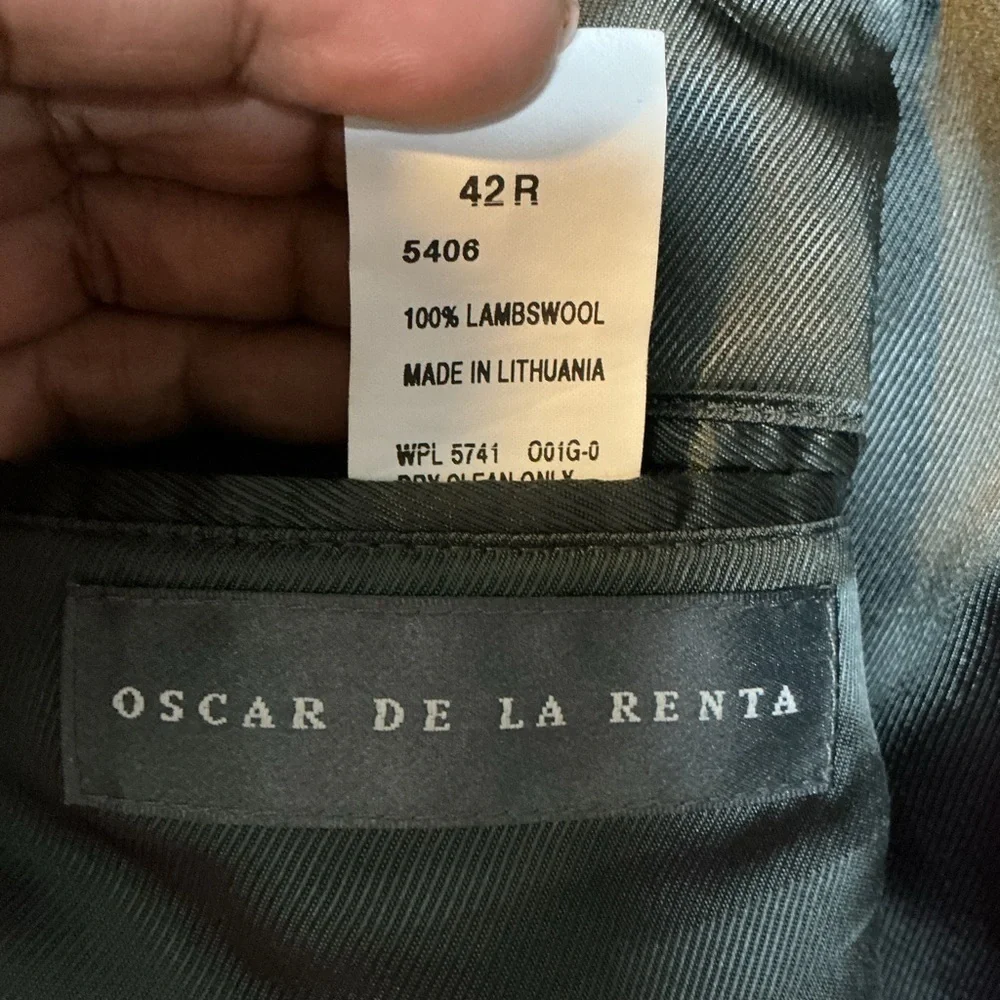 Oscar de la Renta refined charcoal